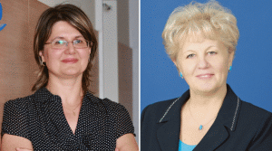 Simona Cocoş (stânga) şi Margareta Tănase (dreapta)