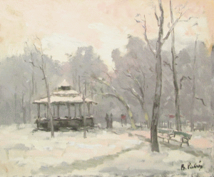 Bogdan Pietriş - "Iarna în parc"