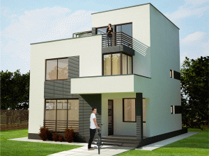 Proiect Casa Ramona, Parter+Etaj+Etaj 2 retras