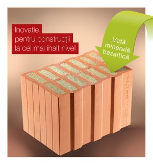 Wienerberger lansează Porotherm 36,5 TermoPlus, pentru zidărie fără termoizolaţie suplimentară