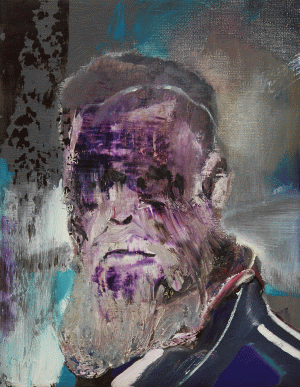 Adrian Ghenie. Auto portret drept Charles Darwin