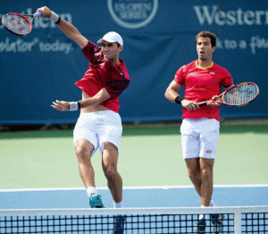 Horia Tecău şi Jean Julien Rojer (Sursă foto: Facebook)