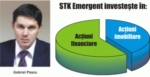 "STK Emergent" este primul fond închis de investiţii din ţara noastră care se listează la Bursa de Valori Bucureşti (dacă nu ţinem seama de cele cinci SIF-uri, care, totuşi, au o istorie diferită). Pe 29 iulie, "STK Financial", societatea care administrează "STK Emergent", va participa la şedinţa Consiliului Bursei pentru a discuta listarea fondului de investiţii, după ce în perioada 19 februarie-10 martie anul acesta, s-a desfăşurat oferta publică iniţială de vânzare de titluri.Anul trecut, "STK Emergent" a obţinut un profit net de 14,8 milioane lei, reprezentanţii fondului estimând pentru următorii doi ani, rate de creştere anuală a profitului de peste 50%.
