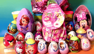 Ouă Kinder (Sursa foto: captură Youtube)
