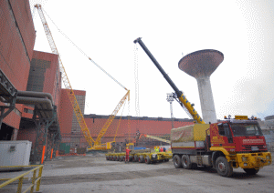 ArcelorMittal Galaţi a investit 6,5 milioane de euro într-un pod rulant de mare capacitate