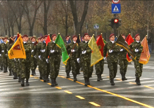 Parada militară de 1 decembrie (Sursa foto: captură Youtube)