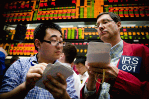 Bursele asiatice au închis în creştere