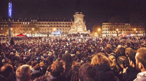 Protest în capitala Franţei (Sursa foto: Facebook)