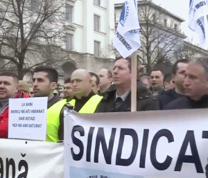 Manifestanţi