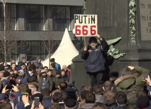 Proteste în Rusia împotriva preşedintelui Vladimir Putin (Sursa foto: captură Youtube)