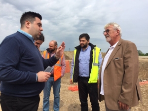 Ministrul Transporturilor a efectuat o vizită inopinată pe şantierele din jurul Bucureştiului