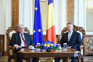 Jean-Claude Juncker şi Klaus Iohannis (Sursa foto: Presidency.ro)