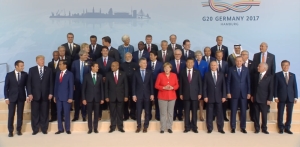 Liderii G-20 la summitul de la Hamburg (Sursa foto: captură Youtube)