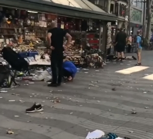 Atacul din Barcelona (Sursa foto: captură Youtube)