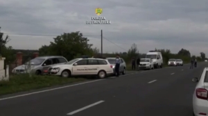 Migranţi opriţi cu focuri de armă (Sursa foto: captură video Poliţia de Frontieră)