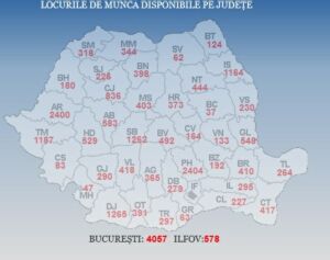 Un număr de 24.779 de locuri de muncă sunt vacante la nivel naţional