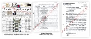Finanţele: 31 de bănci nu au plătit impozit pe profit în ultimii cinci ani