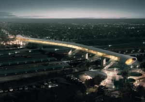 Podul din Gara Koge Nord (Sursa foto: DISSING+WEITLING)