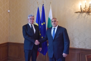 Mihai Tudose şi premierul Bulgariei, Boiko Borisov (Sursa foto: Gov.ro)