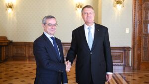 Klaus Iohannis şi Paolo Alli (Sursa foto: presidency.ro)