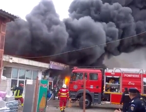 Incendiu în Vaslui (Sursa foto: captură Youtube)
