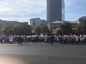 Protestul din Capitală al angajaţilor din sistemul de sănătate
