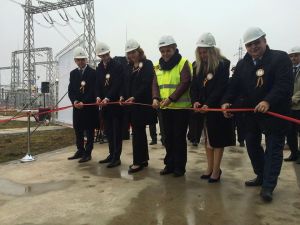 Inaugurarea lucrărilor de retehnologizare a staţiei de la Câmpia Turzii (Sursa foto: Transelectrica)