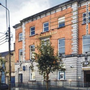 Sucursala Bank of Ireland din Mallow, evaluată la 3,22 milioane de euro.