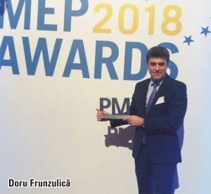 Europarlamentarul Doru Frunzulică a primit premiul pentru Dezvoltare