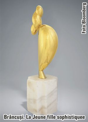 "O sculptură de Brâncuşi - posibil să aducă un randament de 1.400.000%, la licitaţia din mai"
