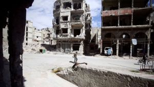 SUA, Marea Britanie şi Franţa au atacat ţinte din Siria