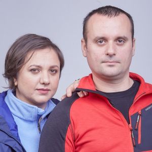 Dumitriţa şi Vlad Luncanu, proprietarii companiei "Maia Outdoor"