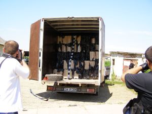 "Traficul cu ţigări de contrabandă - una dintre principalele infracţionalităţi de la graniţele ţării"