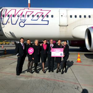Wizz Air a lansat patru rute noi din Bucureşti