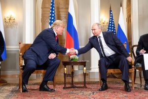 Donald Trump şi Vladimir Putin (sursa foto: Twitter)