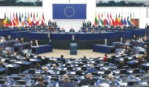 Iohannis la Strasbourg: "Românii au trebuit să apere statul de drept"