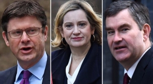 Greg Clark, Amber Rudd şi David Gauke (Sursa foto: Twitter)