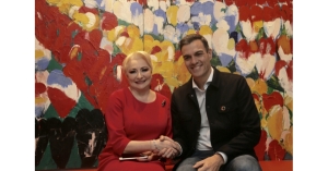 Viorica Dăncilă şi Pedro Sanchez (Sursa foto: Gov.ro)