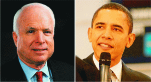 McCain versus Obama