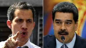 Juan Guaido şi Nicolas Maduro (Sursa foto: Twitter)