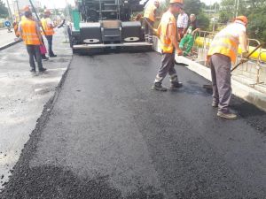 Consolidarea podului Străuleşti s-a finalizat