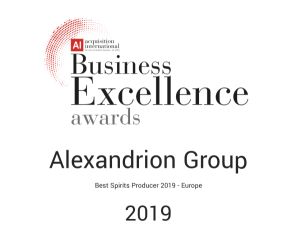 Alexandrion Group, desemnat "Cel mai bun producător de băuturi spirtoase din Europa"