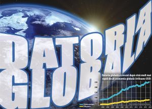 Datoria globală a crescut de la extraordinar la uluitor
