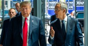 Jens Stoltenberg, Donald Trump (Sursă foto: Twitter)