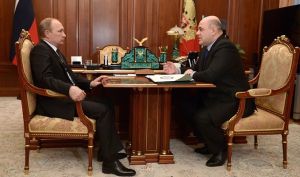 Vladimir Putin, Mihail Mişustin (Sursă foto: Twitter)
