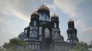 Rusia a inaugurat cu onoruri Catedrala Armatei, fără mozaicurile cu Vladimir Putin şi Stalin