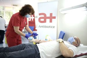 Compania Antibiotice Iaşi a organizat a 19-a campanie de donare de sânge