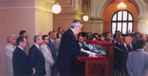 Fotografie realizată de MAKE la inaugurarea BVB din 23 iunie 1995