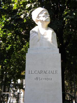 Caragiale în Cişmigiu