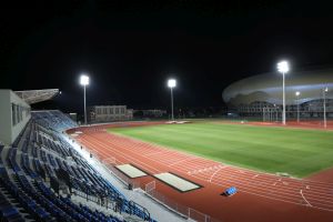 Compania românească ELECTROMAGNETICA a realizat nocturna de pe arena de atletism din Craiova